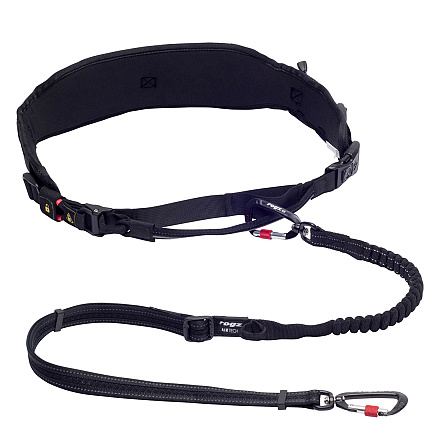 Rogz Sport Riem & Lijn AirTech Zwart