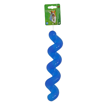Hondenspeelgoed Spiraalstaaf Blauw<br> 26 cm