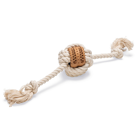 Beeztees Puppy Dental Speeltouw Fem<br> Ø 6,5 x 20 cm