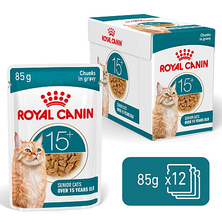 Royal Canin Kattenvoer Ageing 15+ in gravy <br>12 x 85 gr