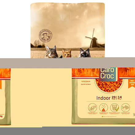 CaroCroc Kattenvoer Indoor 7 kg
