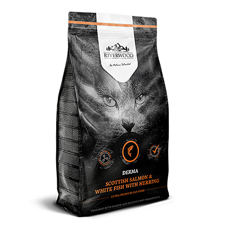 Riverwood kattenvoer Derma Scottish Salmon & White Fish 2 kg
