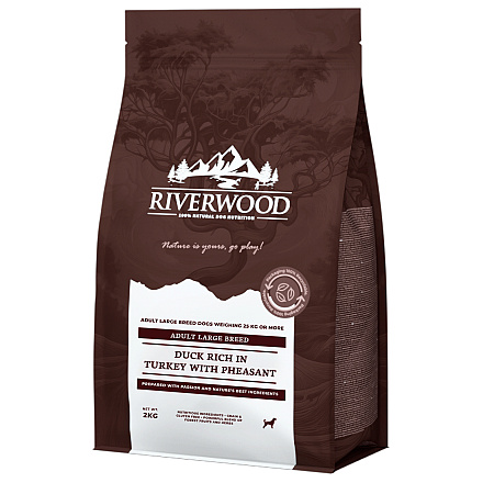Riverwood Hondenvoer Adult Large Breed Duck & Turkey 2 kg