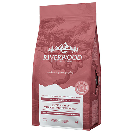Riverwood Hondenvoer Junior Large Breed Duck & Turkey 12 kg