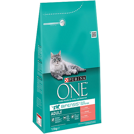 One kattenvoer Adult zalm en volkoren granen 1,5 kg