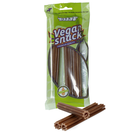 Braaaf Vegan Snack G M Bruin 3 st