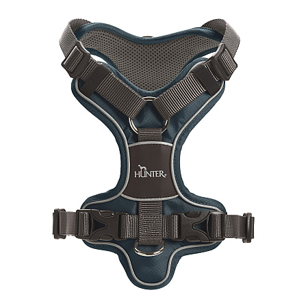 Hunter hondentuig Divo Donkerblauw/Grijs
