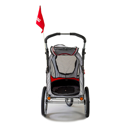 Innopet Sporty Dog Trailer Deluxe Red/white