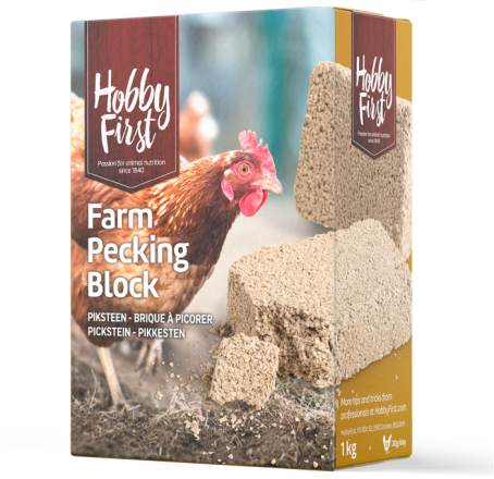 HobbyFirst Farm Pecking Block 1 kg