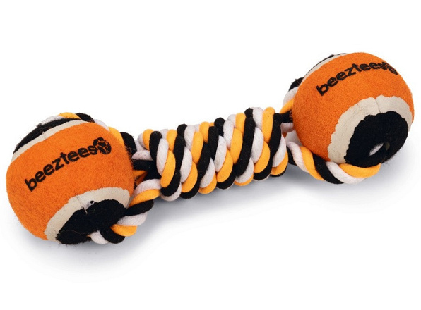 Beeztees Flossytoy met Tennisbal Jef Multi