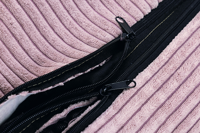 Designed by Lotte hondenmand Ribbed Roze