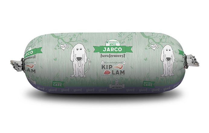 Jarco hondenworst Giant Kip/Lam 750 gr