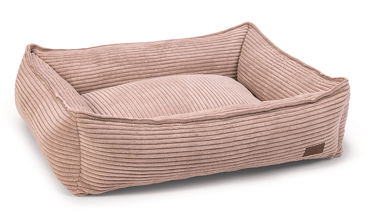 Designed by Lotte hondenmand Ribbed Roze