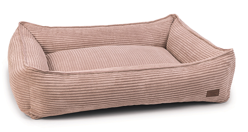 Designed by Lotte hondenmand Ribbed Roze