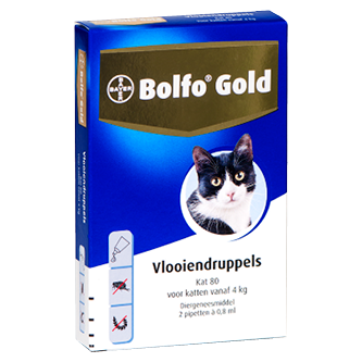 Bolfo Gold 80 kat <br>2 pipetten