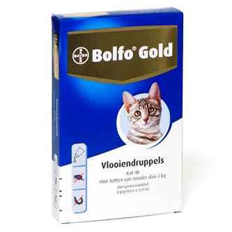 Bolfo Gold kat 40 <br>4 pipetten