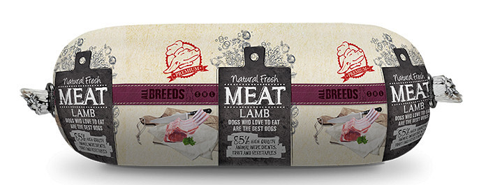 Natural Fresh MEAT hondenworst lamb <br>250 gr