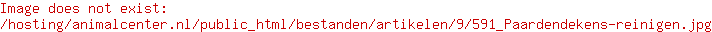Paardendekens wassen en repareren